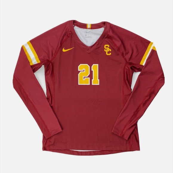 NWT Nike USC Trojans Women’s Medium Volleyball Jersey - Picture 1 of 3